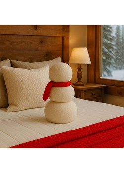 Elizabed Poduszka w kolorze kremowo-czerwonym - 25 x 55 x 19 cm ze sklepu Limango Polska w kategorii Poduszki dekoracyjne - zdjęcie 188572032