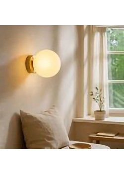 Opviq Lampa ścienna w kolorze złoto-białym - wys. 22 x Ø 15 cm ze sklepu Limango Polska w kategorii Oświetlenie - zdjęcie 188572342