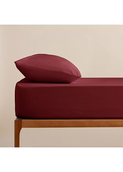 Pierre Cardin Perkalowe prześcieradło w kolorze fioletowym na gumce ze sklepu Limango Polska w kategorii Prześcieradła - zdjęcie 188572441