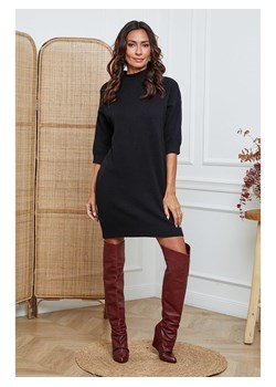 So Cachemire Sukienka dzianinowa "Major" w kolorze czarnym ze sklepu Limango Polska w kategorii Sukienki - zdjęcie 188572774