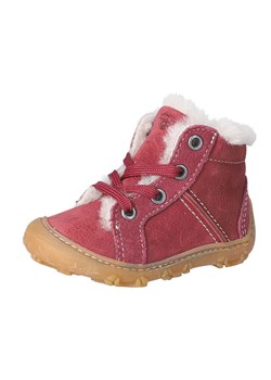 PEPINO Skórzane buty "Elia" w kolorze różowym do nauki chodzenia ze sklepu Limango Polska w kategorii Buciki niemowlęce - zdjęcie 188572864