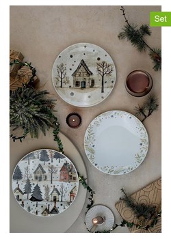 Hermia Talerzyki deserowe (6 szt.) w kolorze beżowym - Ø 21 cm ze sklepu Limango Polska w kategorii Naczynia - zdjęcie 188573213