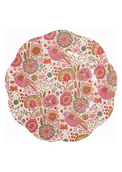 Overbeck and Friends Talerz śniadaniowy "Merie" w kolorze jasnoróżowo-beżowym - Ø 22 cm ze sklepu Limango Polska w kategorii Naczynia - zdjęcie 188573900