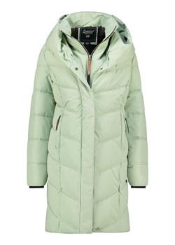 Geographical Norway Płaszcz zimowy "Djamila" w kolorze jasnozielonym ze sklepu Limango Polska w kategorii Kurtki damskie - zdjęcie 188575132