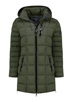 Geographical Norway Kurtka pikowana "Bastia" w kolorze khaki ze sklepu Limango Polska w kategorii Kurtki damskie - zdjęcie 188575282