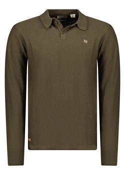 Geographical Norway Sweter "Fiji" w kolorze khaki ze sklepu Limango Polska w kategorii Swetry męskie - zdjęcie 188575553