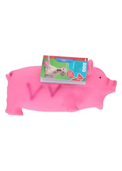 Edco Piszcząca zabawka w kolorze różowym - dł. 20 cm ze sklepu Limango Polska w kategorii Dla zwierząt - zdjęcie 188575933