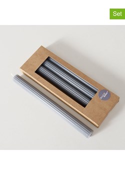 Boltze Świece (4 szt.) "Classic" w kolorze szarym - wys. 25 cm ze sklepu Limango Polska w kategorii Świece i dyfuzory - zdjęcie 188576284