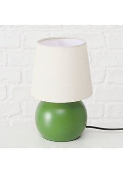 Boltze Lampa stołowa "Sabia" w kolorze biało-zielonym - wys. 21,8 cm ze sklepu Limango Polska w kategorii Oświetlenie - zdjęcie 188576320