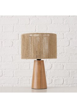 Boltze Lampa stołowa "Medika" w kolorze beżowo-jasnobrązowym - wys. 34 cm ze sklepu Limango Polska w kategorii Oświetlenie - zdjęcie 188576344