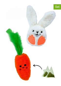 Paws&amp;Whiskers Zabawki (2 szt.) w kolorze czerwono-białym dla kota ze sklepu Limango Polska w kategorii Dla zwierząt - zdjęcie 188576780