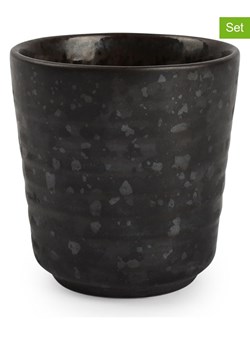 Salt and Pepper Kubki (2 szt.) "Oishi" w kolorze czarnym do herbaty - wys. 7 x Ø 7 cm ze sklepu Limango Polska w kategorii Dzbanki i zaparzacze - zdjęcie 188576783