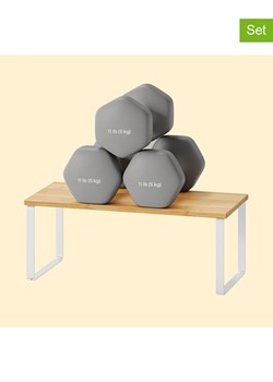 SONGMICS Regały kuchenne (2 szt.) w kolorze jasnobrązowym - 39,7 x 15,5 x 19,5 cm ze sklepu Limango Polska w kategorii Regały i witryny - zdjęcie 188576800