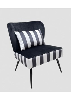Homla Fotel "Cardnival" w kolorze czarno-białym - 71 x 86 x 75,5 cm ze sklepu Limango Polska w kategorii Pufy i siedziska - zdjęcie 188576823