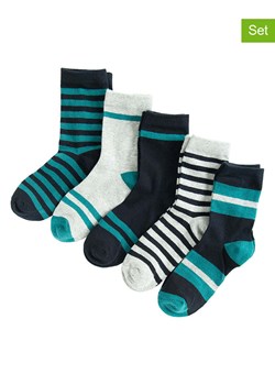 COOL CLUB Skarpety (5 par) w kolorze granatowo-szarym ze sklepu Limango Polska w kategorii Skarpetki dziecięce - zdjęcie 188577002