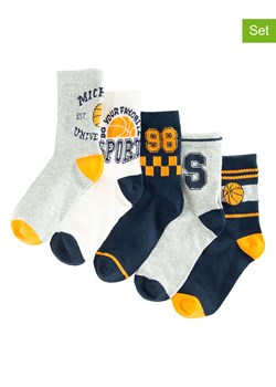 COOL CLUB Skarpety (5 par) w kolorze granatowo-białym ze sklepu Limango Polska w kategorii Skarpetki dziecięce - zdjęcie 188577003