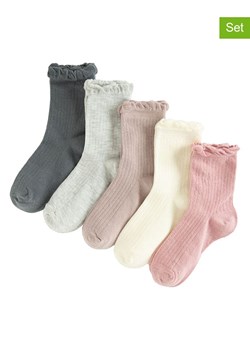 COOL CLUB Skarpety (5 par) w kolorze jasnoróżowo-kremowym ze sklepu Limango Polska w kategorii Skarpetki dziecięce - zdjęcie 188577023