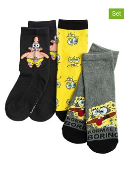 COOL CLUB Skarpety (3 pary) w kolorze szarym, żółtym i czarnym ze sklepu Limango Polska w kategorii Skarpetki dziecięce - zdjęcie 188577081