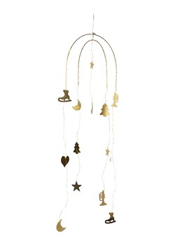 STAR Trading Karuzela LED "Dream" w kolorze złotym - 32 x 90 cm ze sklepu Limango Polska w kategorii Dekoracje - zdjęcie 188577181