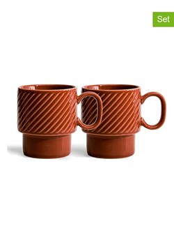 Sagaform Kubki (2 szt.) "Coffee &amp; More" w kolorze pomarańczowym do kawy - 300 ml ze sklepu Limango Polska w kategorii Dzbanki i zaparzacze - zdjęcie 188577273