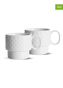 Sagaform Kubki (2 szt.) "Coffee &amp; More" w kolorze białym do herbaty - 500 ml ze sklepu Limango Polska w kategorii Dzbanki i zaparzacze - zdjęcie 188577280