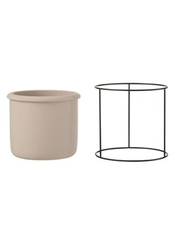 J Line Osłonka w kolorze szarobrązowym na doniczkę - wys. 16 x Ø 16,5 cm ze sklepu Limango Polska w kategorii Doniczki i osłonki - zdjęcie 188577732