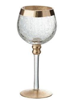 J Line Świecznik w kolorze złotym - wys. 20 x Ø 9,5 cm ze sklepu Limango Polska w kategorii Świeczniki - zdjęcie 188577793