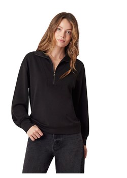 Scotch &amp; Soda Bluza w kolorze czarnym ze sklepu Limango Polska w kategorii Bluzy damskie - zdjęcie 188577812