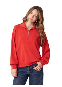 Scotch &amp; Soda Bluza w kolorze czerwonym ze sklepu Limango Polska w kategorii Bluzy damskie - zdjęcie 188577820