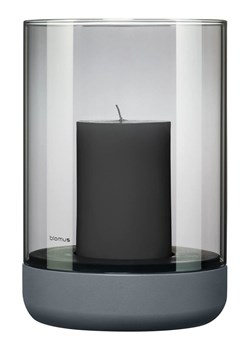 Blomus Świecznik "Calma" w kolorze szarym - wys. 22 x Ø 15 cm ze sklepu Limango Polska w kategorii Świeczniki - zdjęcie 188578113
