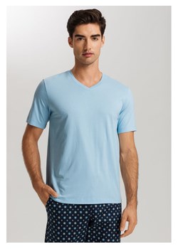 Hanro Koszulka piżamowa w kolorze błękitnym ze sklepu Limango Polska w kategorii Piżamy męskie - zdjęcie 188578384
