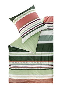 ESPRIT Komplet pościeli renforcé "Stripe" w kolorze zielono-czerwonym ze sklepu Limango Polska w kategorii Pościele - zdjęcie 188579064
