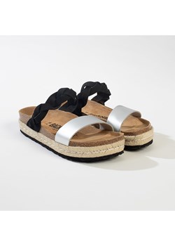 BACKSUN Klapki "Bagua" w kolorze biało-czarnym ze sklepu Limango Polska w kategorii Klapki damskie - zdjęcie 188579164