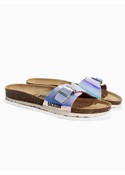 BACKSUN Skórzane klapki "Trente" ze wzorem ze sklepu Limango Polska w kategorii Klapki damskie - zdjęcie 188579490