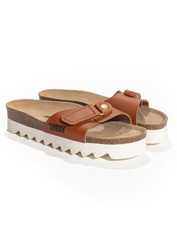 Sunbay Klapki "Bluebell" w kolorze jasnobrązowym ze sklepu Limango Polska w kategorii Klapki damskie - zdjęcie 188580312