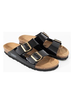 Sunbay Klapki "Trefle" w kolorze czarnym ze sklepu Limango Polska w kategorii Klapki damskie - zdjęcie 188580343