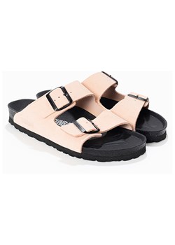 Sunbay Skórzane klapki "Trefle" w kolorze beżowym ze sklepu Limango Polska w kategorii Klapki damskie - zdjęcie 188580734