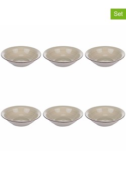 Villa d´Este Talerze głębokie (6 szt.) w kolorze kremowym - Ø 21,2 cm ze sklepu Limango Polska w kategorii Naczynia - zdjęcie 188581391