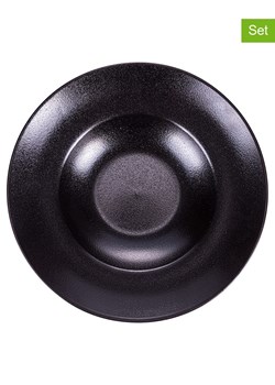 TINTEUNICHE Talerze głębokie (4 szt.) "Horeca" w kolorze czarnym - Ø 27,5 cm ze sklepu Limango Polska w kategorii Naczynia - zdjęcie 188581481