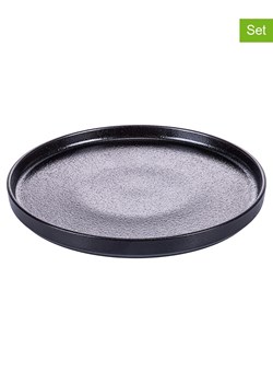 TINTEUNICHE Talerze śniadaniowe (6 szt.) "Horeca" w kolorze czarnym - Ø 21 cm ze sklepu Limango Polska w kategorii Naczynia - zdjęcie 188581483