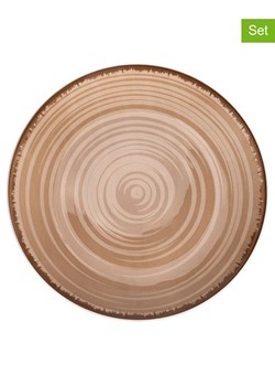 Villa d´Este Talerze obiadowe (6 szt.) "Baita" w kolorze brązowym - Ø 27 cm ze sklepu Limango Polska w kategorii Naczynia - zdjęcie 188581551
