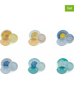 Villa d´Este 18-częściowy zestaw talerzy "Marea" w różnych kolorach ze sklepu Limango Polska w kategorii Naczynia - zdjęcie 188581624