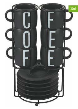 Villa d´Este 7-częściowy zestaw "Big is more" w kolorze czarnym ze sklepu Limango Polska w kategorii Dzbanki i zaparzacze - zdjęcie 188582510