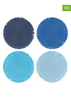 Villa d´Este Podkładki stołowe (4 szt.) w różnych kolorach - Ø 38 cm ze sklepu Limango Polska w kategorii Podkładki na stół - zdjęcie 188582704