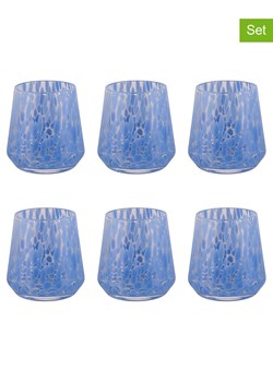 Villa d´Este Szklanki (6 szt.) "Candy" w kolorze turkusowym - 410 ml ze sklepu Limango Polska w kategorii Naczynia - zdjęcie 188582934