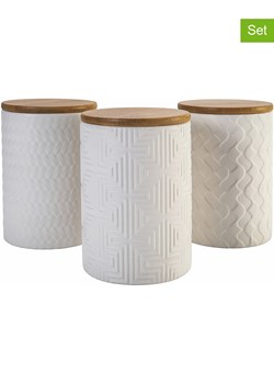 Villa d´Este Pojemniki (3 szt.) "Shade" w kolorze białym - 750 ml ze sklepu Limango Polska w kategorii Pojemniki kuchenne - zdjęcie 188582992