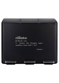 Villa d´Este Kosz "Viktionary" w kolorze czarnym na śmieci - 3x 15 l ze sklepu Limango Polska w kategorii Kosze na śmieci - zdjęcie 188583010