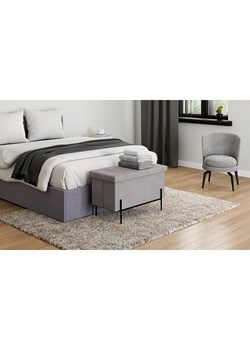 IDOMYA Essentials Ławka "Loan" w kolorze szarym ze schowkiem - 76 x 45 x 37 cm ze sklepu Limango Polska w kategorii Meble - zdjęcie 188583314