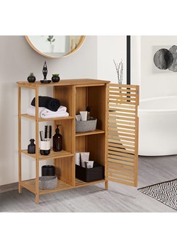 IDOMYA Essentials Regał "Maya" w kolorze jasnobrązowym - 66 x 87 x 33 cm ze sklepu Limango Polska w kategorii Regały i witryny - zdjęcie 188583452