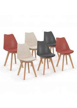 IDOMYA Factory Krzesła (6 szt.) w różnych kolorach do jadalni - 46 x 79,5 cm ze sklepu Limango Polska w kategorii Meble - zdjęcie 188583782